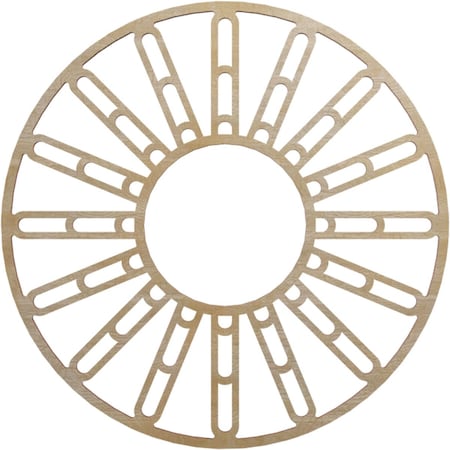 Ekena Millwork Hale Wood Fretwork Pierced Ceiling Medallion, Birch, 20"OD x 7 1/4"ID x 3/8"T CMWP20X20X0375HHBI